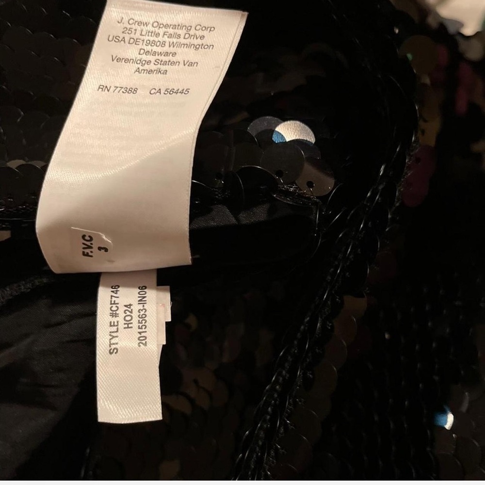 J.Crew Chiffon-Lined Sequin Skirt - Picture 7 of 8